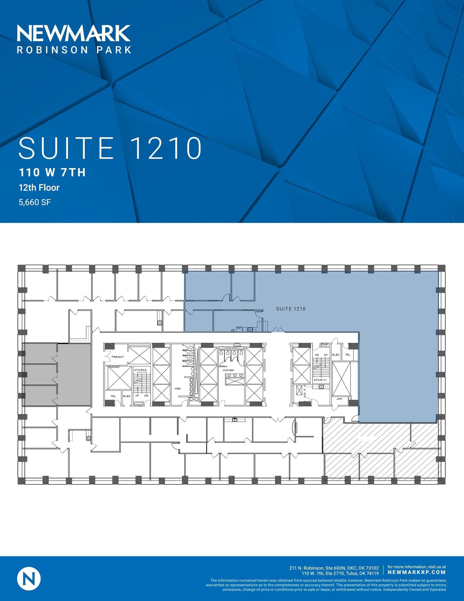 110 W 7th St S, Tulsa, OK to rent Site Plan- Image 1 of 1