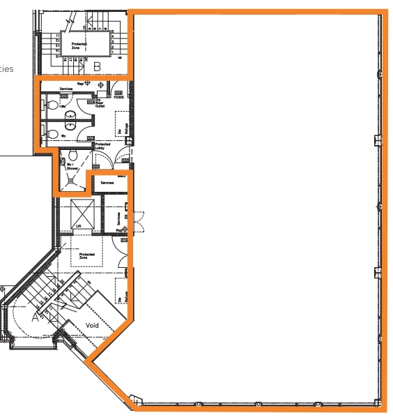 6 Canning St, Edinburgh to rent Typical Floor Plan- Image 1 of 1