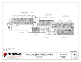 100 Galleria Officentre, Southfield, MI for sale Floor Plan- Image 2 of 2