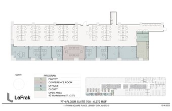 111 Town Square Pl, Jersey City, NJ for rent Site Plan- Image 1 of 1