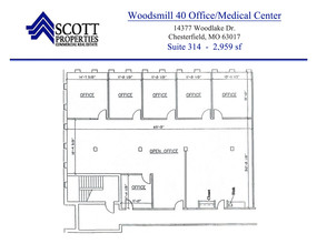 14377 Woodlake Dr, Chesterfield, MO for rent Floor Plan- Image 1 of 5