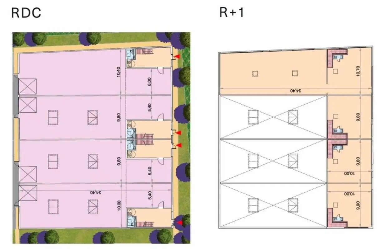 Office in Louvres to rent Building Photo- Image 1 of 5