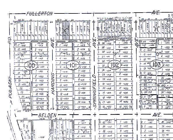 3919-3921 W Fullerton Ave, Chicago, IL for sale - Plat Map - Image 3 of 5