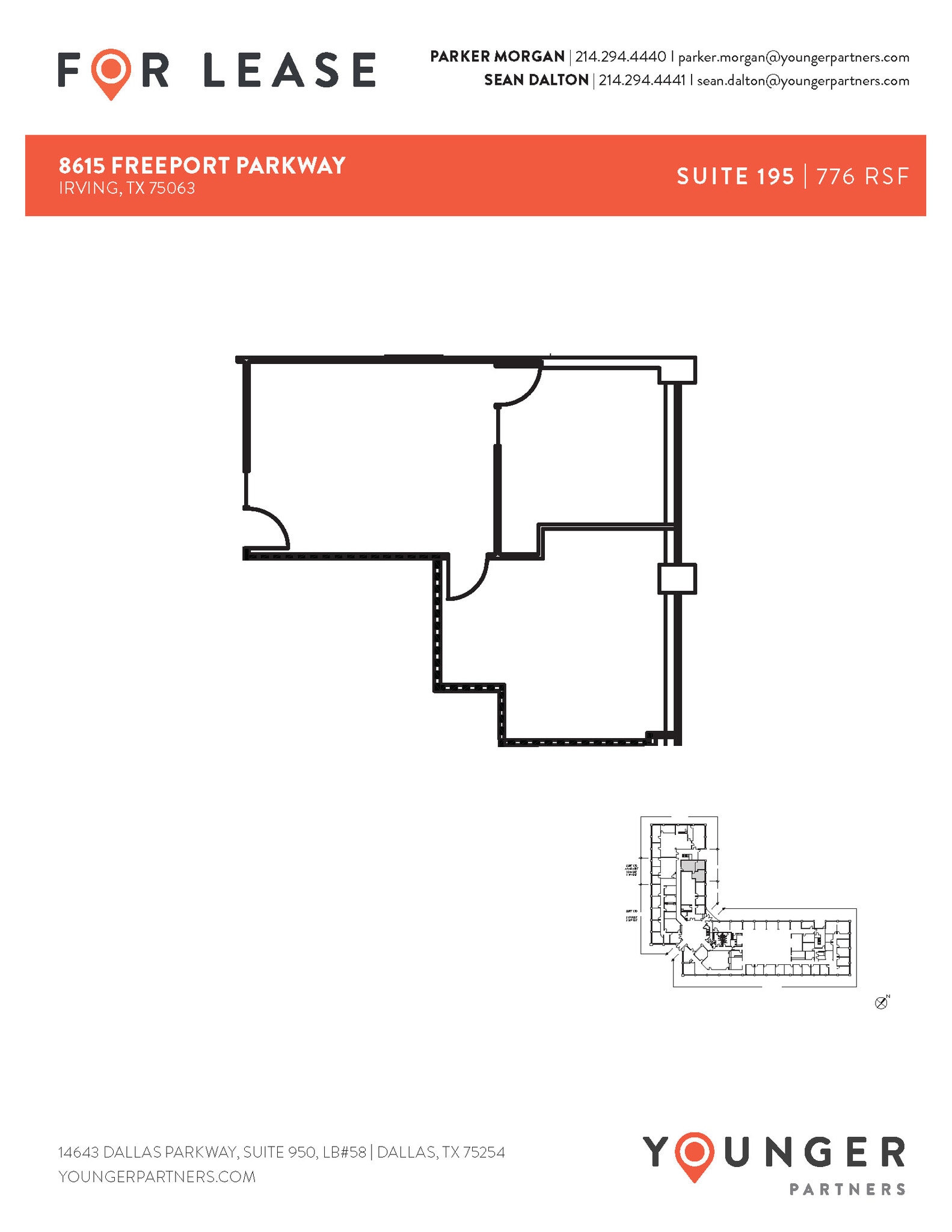 8615 Freeport Pky, Irving, TX for rent Floor Plan- Image 1 of 2