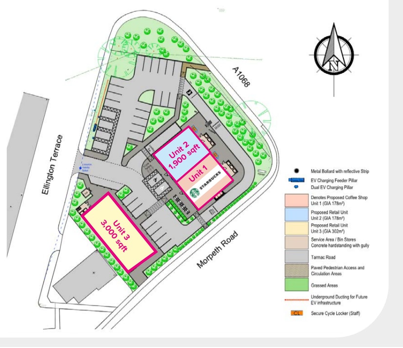 3 Alderwood, Ashington to rent Site Plan- Image 1 of 1