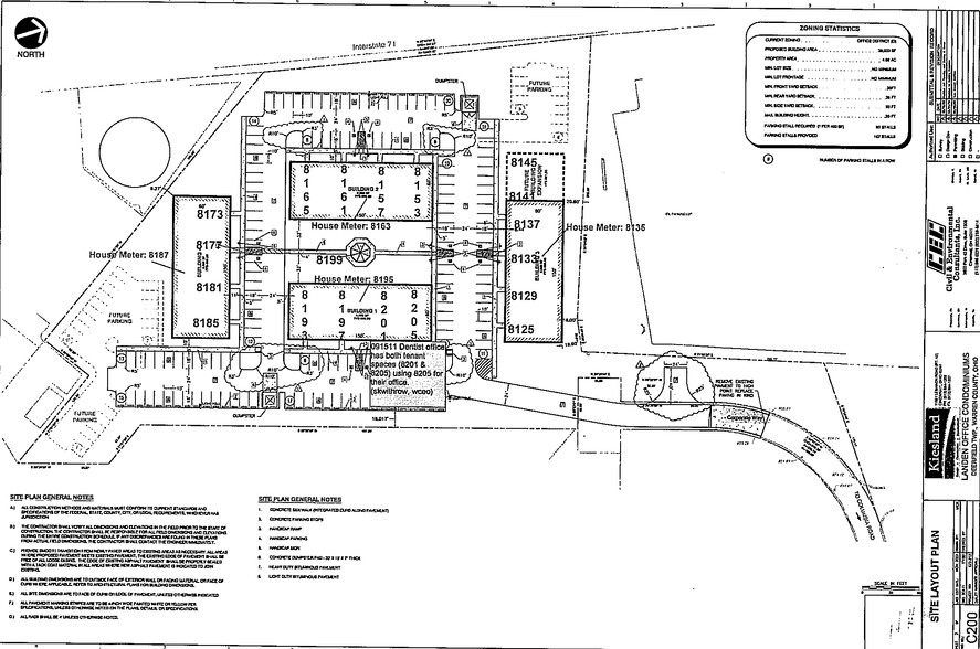 8153-8165 Corporate Way, Mason, OH for rent - Site Plan - Image 2 of 2