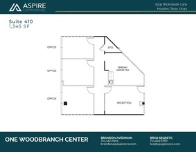 11931 Wickchester Ln, Houston, TX for rent Floor Plan- Image 1 of 2