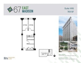 67 E Madison St, Chicago, IL to rent Floor Plan- Image 1 of 1