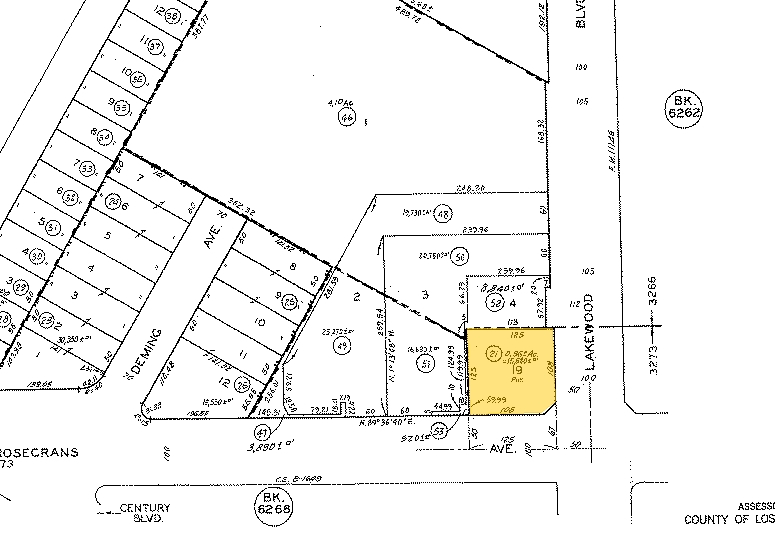 13541 Lakewood Blvd, Downey, CA for rent - Plat Map - Image 2 of 2