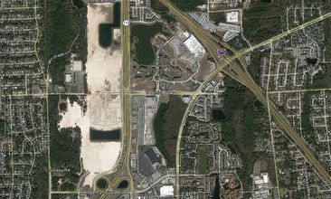 Lantern St & Hutchinson Park Dr, Jacksonville, FL - aerial  map view