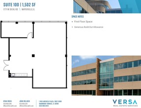 1751-1771 W Diehl Rd, Naperville, IL for rent Floor Plan- Image 1 of 2