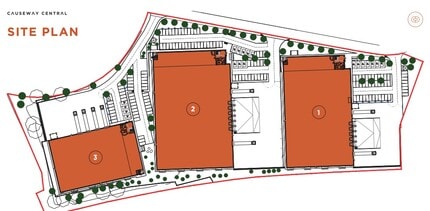 Causeway Central, Egham to rent Site Plan- Image 2 of 2