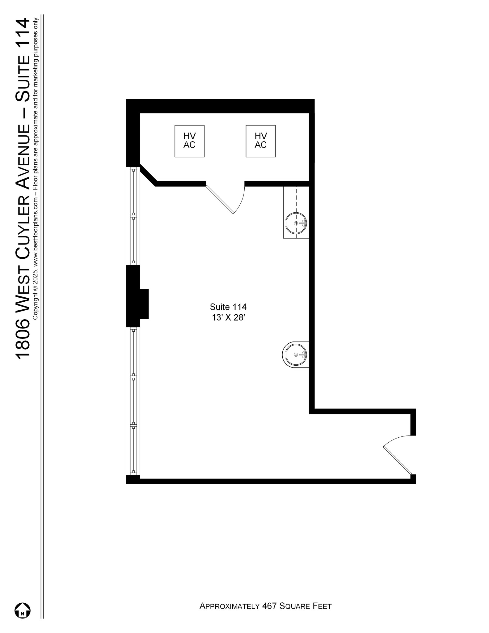 1800-1814 W Cuyler Ave, Chicago, IL to rent Interior Photo- Image 1 of 1