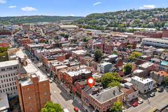 2104-2106 E Carson St, Pittsburgh, PA - aerial  map view