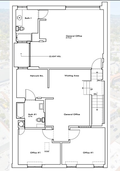 311-315 Primrose Rd, Burlingame, CA for rent - Floor Plan - Image 2 of 2