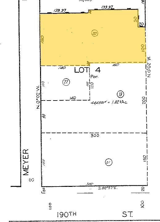 612 Meyer Ln, Redondo Beach, CA for sale Plat Map- Image 1 of 1