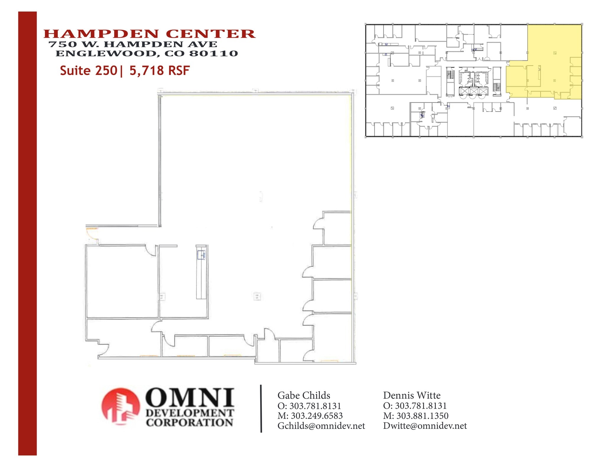 750 W Hampden Ave, Englewood, CO to rent Site Plan- Image 1 of 1
