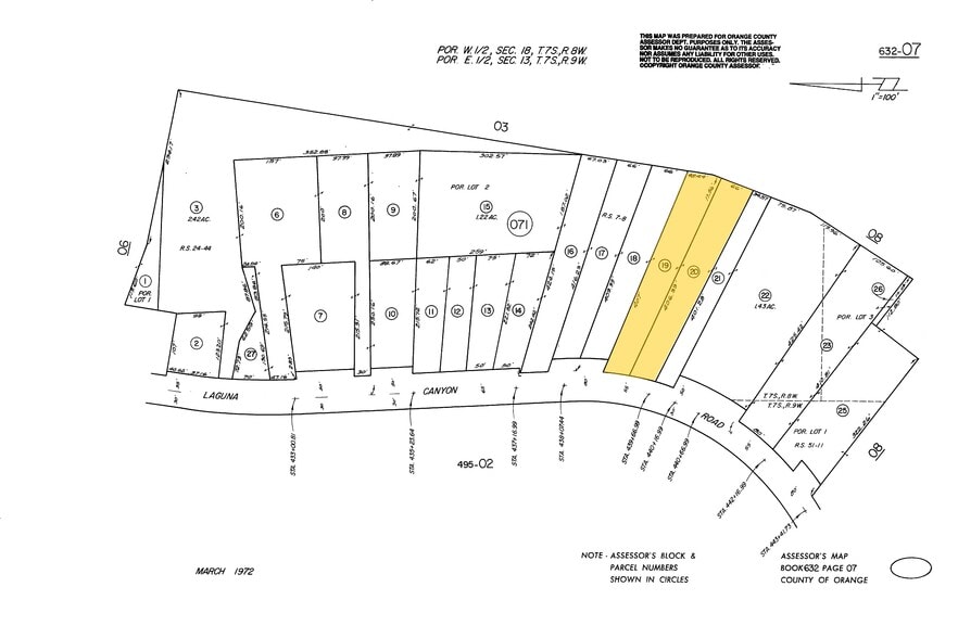 21094 Laguna Canyon Rd, Laguna Beach, CA for rent - Plat Map - Image 2 of 6