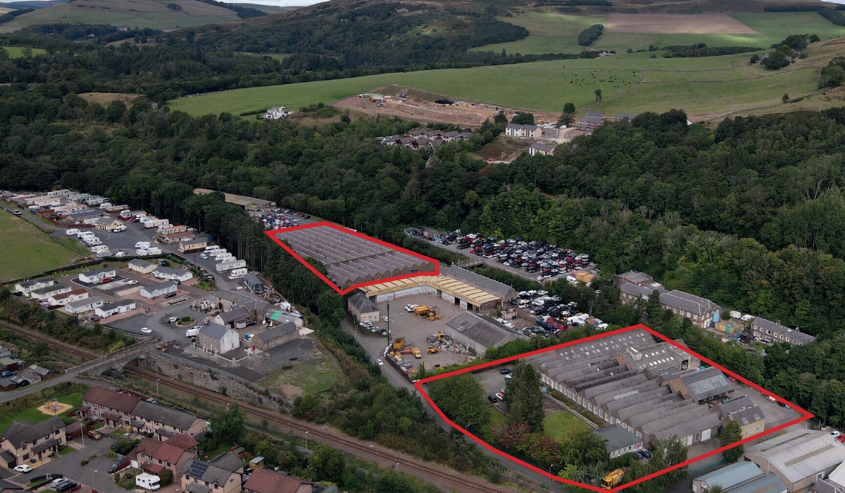 Wheatlands Rd, Galashiels for sale Aerial- Image 1 of 1