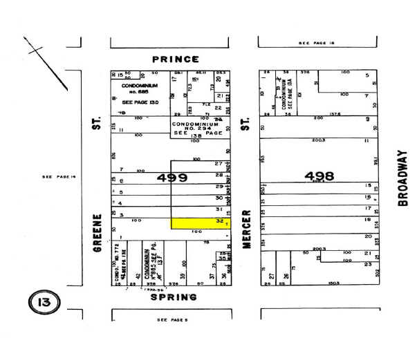 111 Mercer St, New York, NY for sale - Plat Map - Image 1 of 8