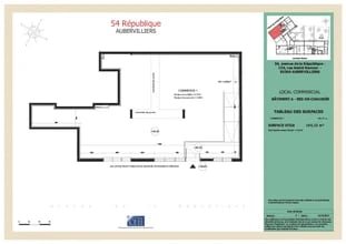 54 Avenue De La République, Aubervilliers to rent Floor Plan- Image 1 of 1