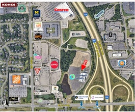 39000 W Seven Mile Rd, Livonia, MI - Aerial  map view - Image1