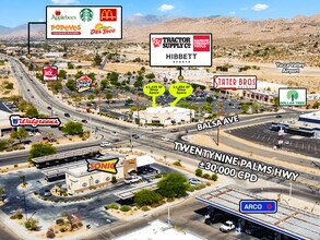 58132 Twentynine Palms Hwy, Yucca Valley, CA for rent Aerial- Image 1 of 9