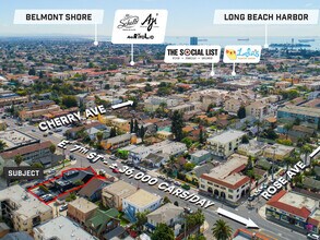 1837 E 7th St, Long Beach, CA - AERIAL  map view