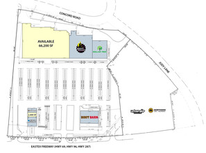 6410-6490 Eastex Fwy, Beaumont, TX for rent Site Plan- Image 1 of 2