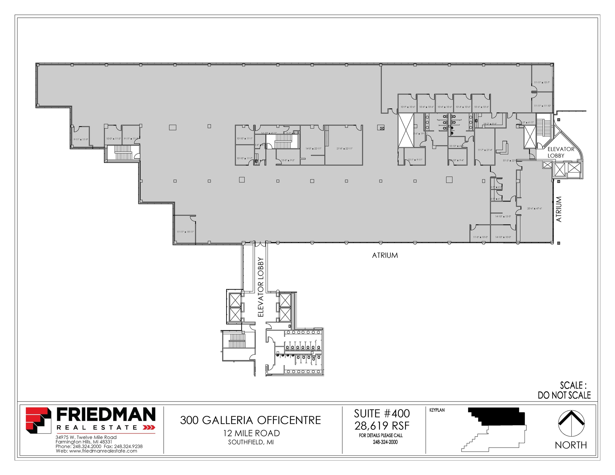 300 Galleria Officentre, Southfield, MI to rent Floor Plan- Image 1 of 3