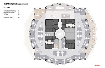 633 W 5th St, Los Angeles, CA for rent Floor Plan- Image 2 of 2