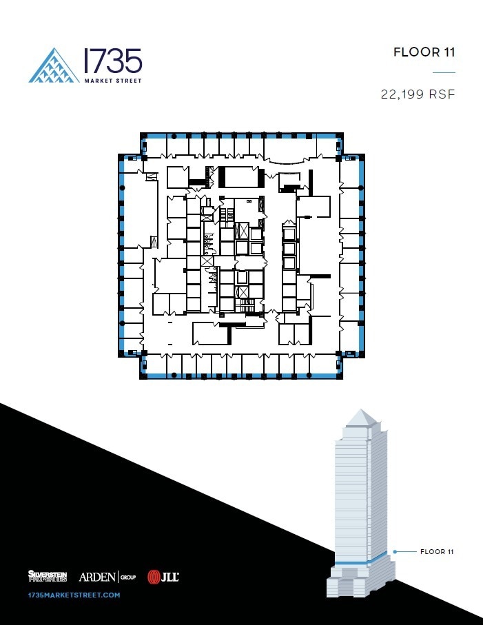 1735 Market St, Philadelphia, PA to rent Floor Plan- Image 1 of 1