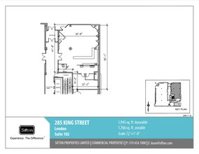 285 King St, London, ON for rent Floor Plan- Image 1 of 1