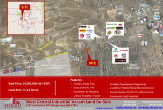 More details for W Central Ave, Albuquerque, NM - Land for Sale