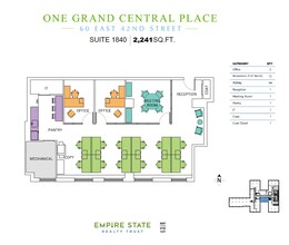 60 E 42nd St, New York, NY for rent Floor Plan- Image 1 of 5