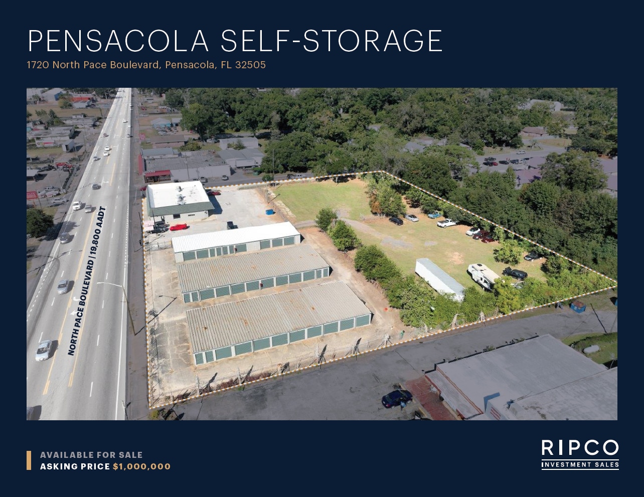 Pensacola Self-Storage portfolio of 2 properties for sale on LoopNet.co.uk Primary Photo- Image 1 of 13