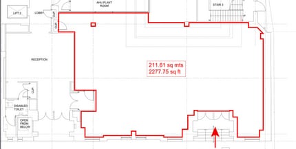 48 West Nile St, Glasgow to rent Typical Floor Plan- Image 2 of 2