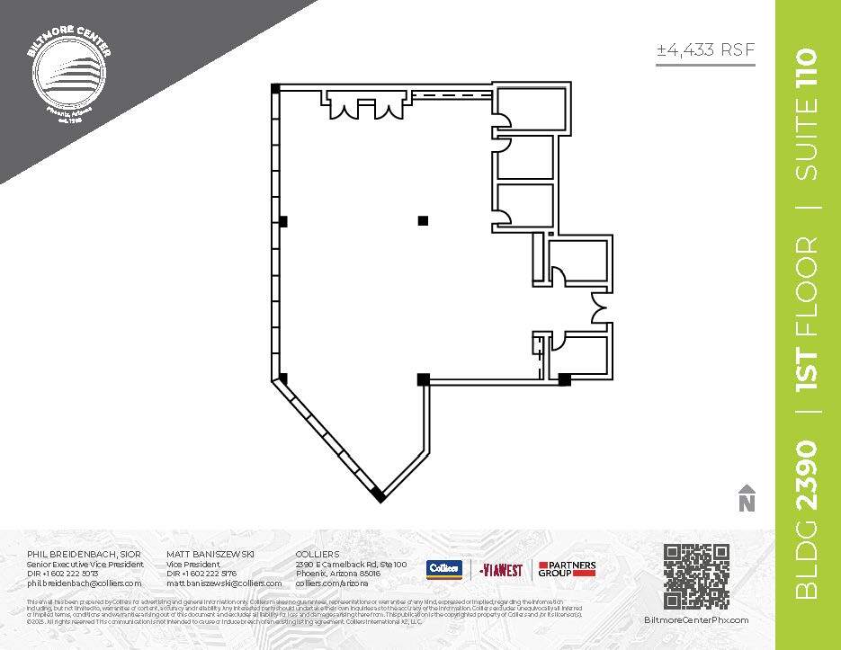 2398 E Camelback Rd, Phoenix, AZ to rent Floor Plan- Image 1 of 2