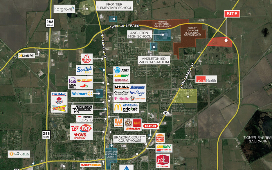 SH 35 & Hwy 523, Angleton, TX for sale - Building Photo - Image 2 of 4