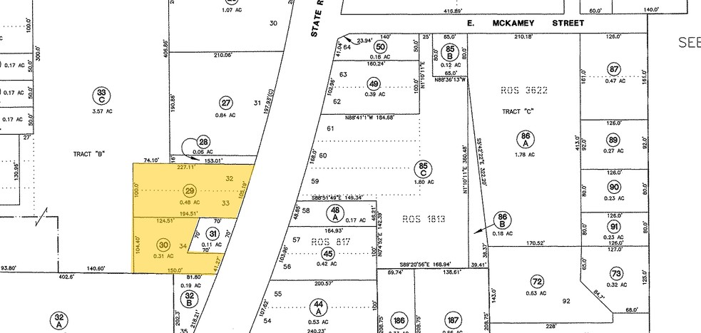 512-516 S Beeline Hwy, Payson, AZ for sale - Plat Map - Image 2 of 8