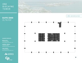 2 S Biscayne Blvd, Miami, FL for rent Site Plan- Image 1 of 1