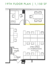 1880 John F Kennedy Blvd, Philadelphia, PA for rent Floor Plan- Image 1 of 1