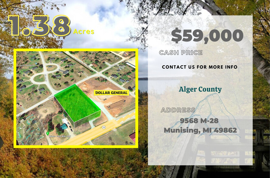 9568 Michigan 28 Hwy, Munising, MI for sale - Aerial - Image 2 of 13