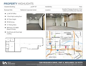 1115 Research Dr, Redlands, CA for rent Floor Plan- Image 1 of 2