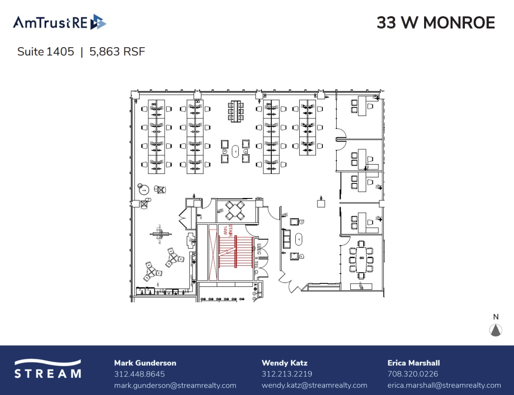33 W Monroe St, Chicago, IL to rent Floor Plan- Image 1 of 1