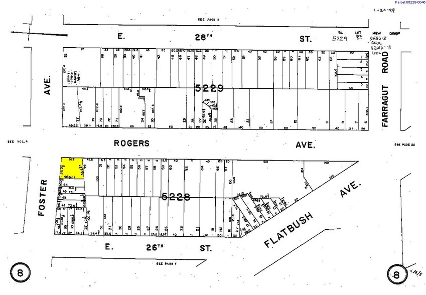 1298 Rogers Ave, Brooklyn, NY for sale - Plat Map - Image 2 of 3