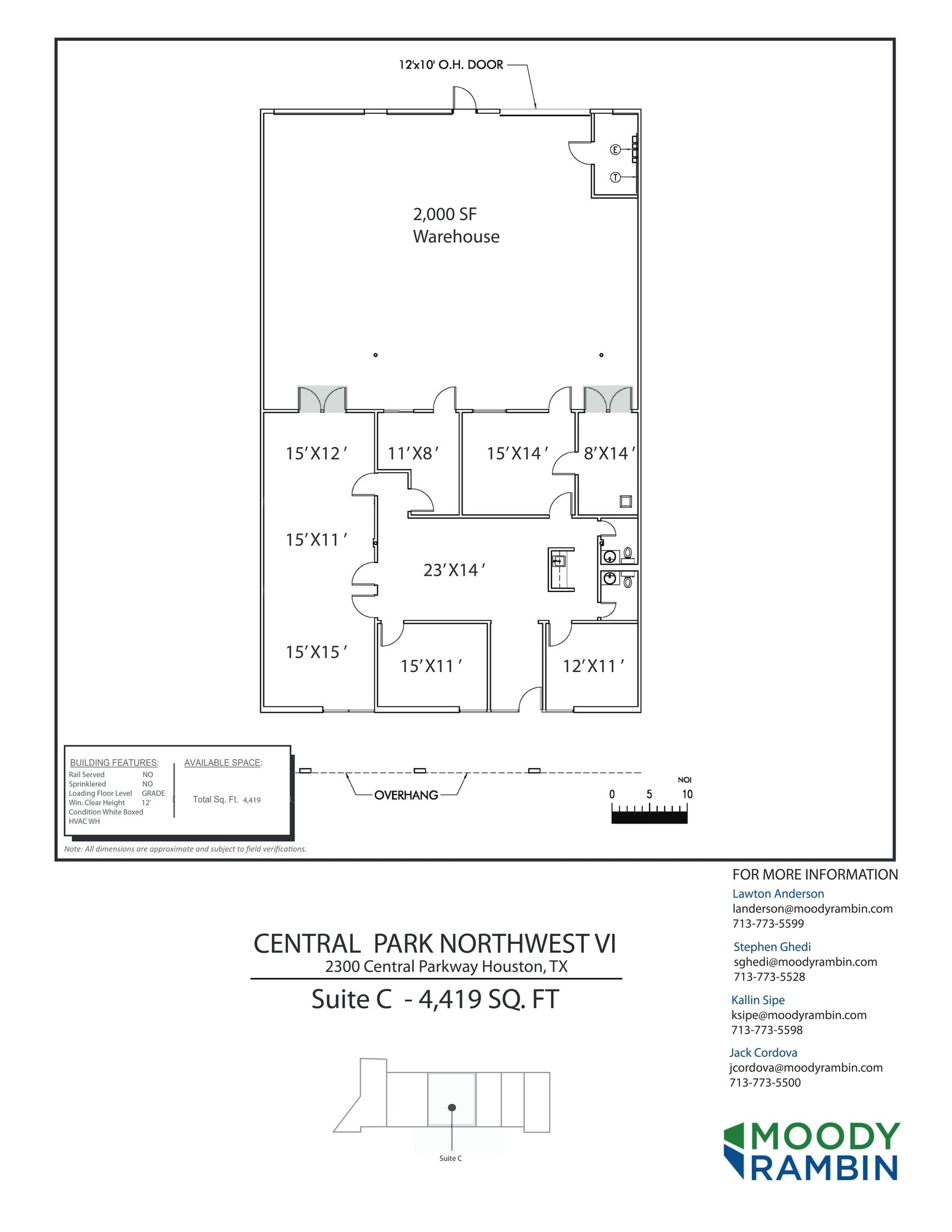 2501 Central Pky, Houston, TX to rent Site Plan- Image 1 of 1