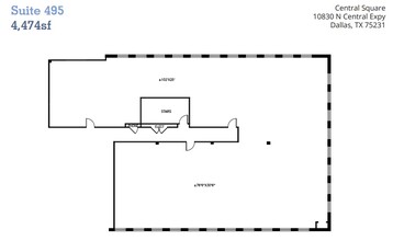 10830 N Central Expy, Dallas, TX for rent Floor Plan- Image 1 of 1