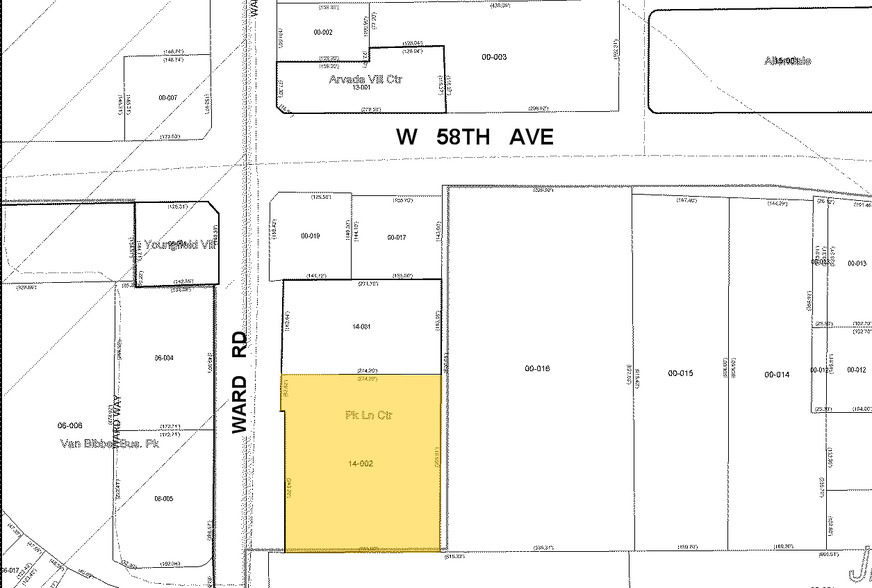 5730 Ward Rd, Arvada, CO for rent - Plat Map - Image 2 of 7