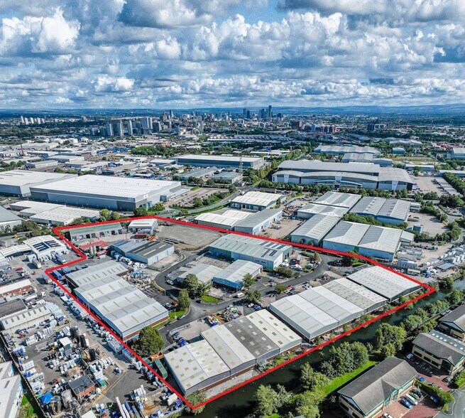 Severnside Trading Estate, Manchester to rent - Aerial - Image 2 of 12